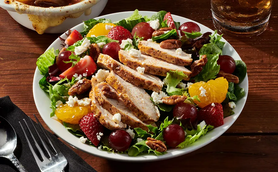 Longhorn Menu With Prices 2026 45 Grilled Chicken Strawberry Lunch Salad longhorn